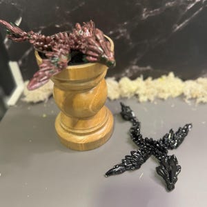 Dragon Sculpture: Crystal Winged Dragon Epoxy Resin Art, Fantasy Decor & Unique Gift for Dragon Lovers, Riding Adventures