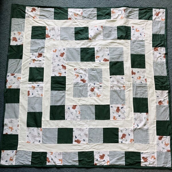 Hand Quilted Baby Quilts Etsy