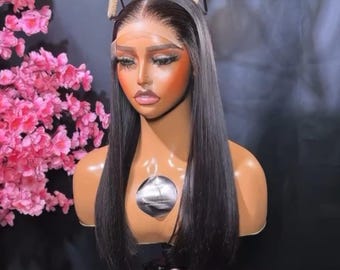 Vietnamese Bone Straight Wig 16" Natural Color – Sleek, Comfortable, No Tangling