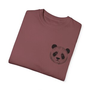 Maglietta con grafica Panda: maglietta ecologica in 100% cotone americano