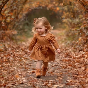 Fall Autumn Digital Backdrop, Autumn Leaves Background, Forest Leaf Path Photography Backdrop, Photoshop Composite Overlay, Fall Backdrop 6