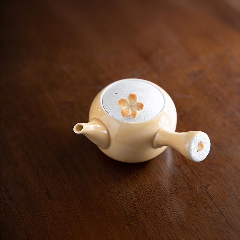 Cherry Blossom Handmade Teapot Set: Japanese Arita Ware Tea Kettle and Cups image 17