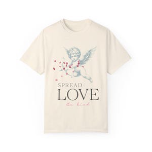 Vintage Cupid Valentine&#39;s Tshirt l Spread Love Tee l Valentine Shirt l Love Cupid Tee l Valentine&#39;s Day Cupid Shirt l Cupid Graphic