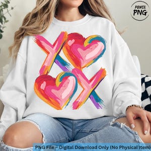 Valentine Abstract Heart PNG | Heart Sublimation Design | Valentine’s Day Digital Download