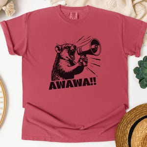 Screaming Hyrax T-Shirt, Hyrax Awawa Shirt, Rock Hyrax Shirt, Viral Animals Shirt, Funny Animal Meme Shirt, The Untamed Spirit Gifts