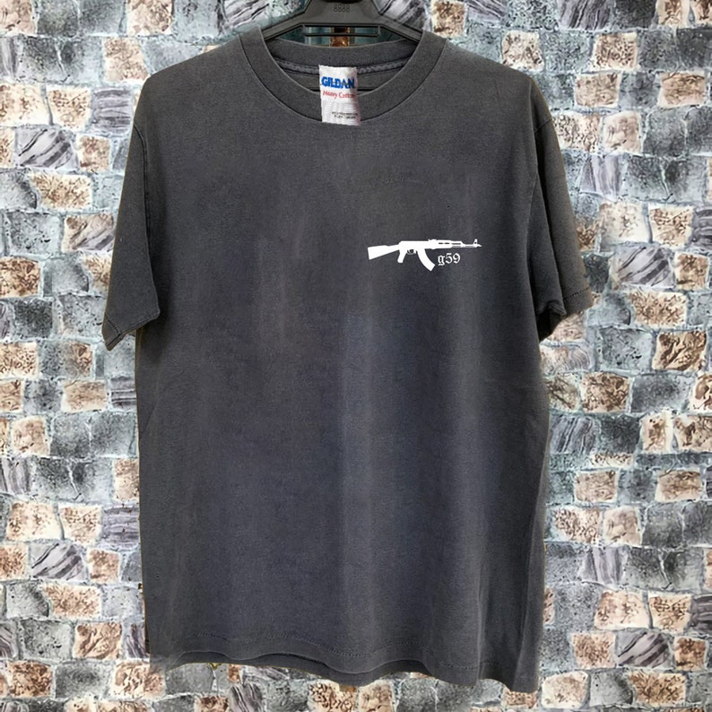Vintage SuicideBoys AK-47 Shirt |  G59 merch | Brown Shirt 