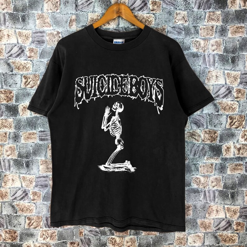 Vintage 90s Suicideboys Skeleton Tee Shirt 