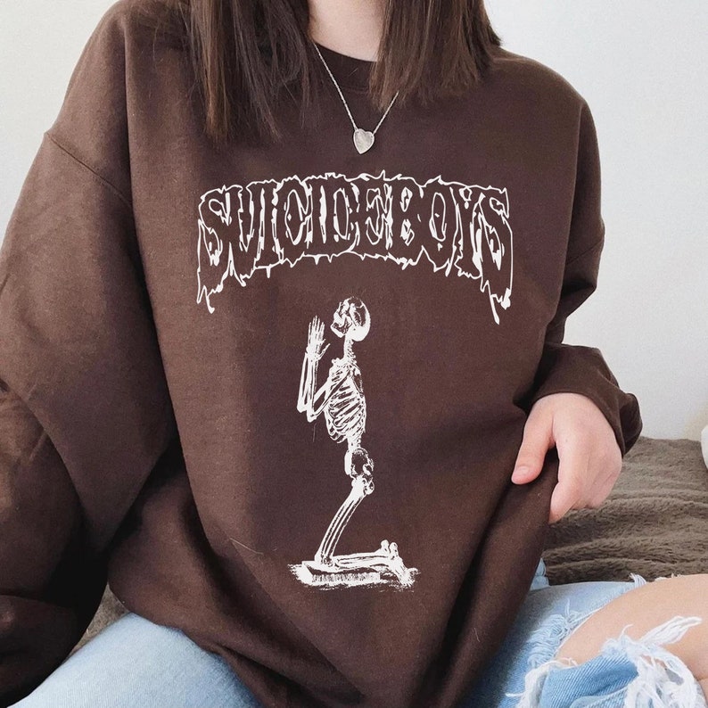 Vintage 90s Suicideboys Skeleton Sweatshirt 