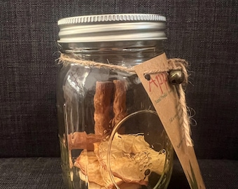 Glass Jar Apple Spice Simmer Pot