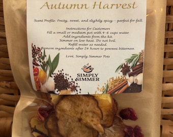 Autumn Harvest Simmer Pot Bag