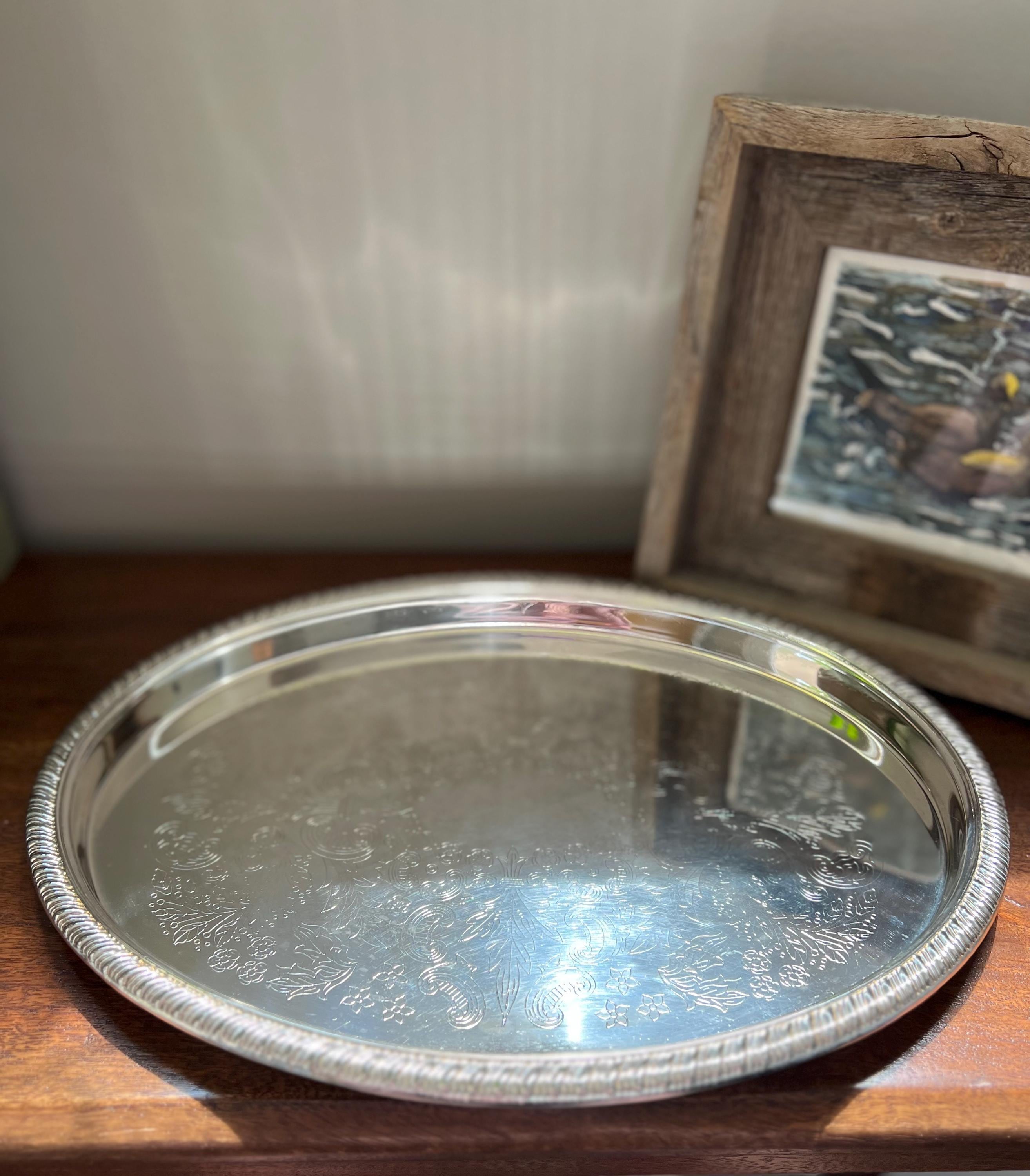 Leonard Silver Tray - Etsy