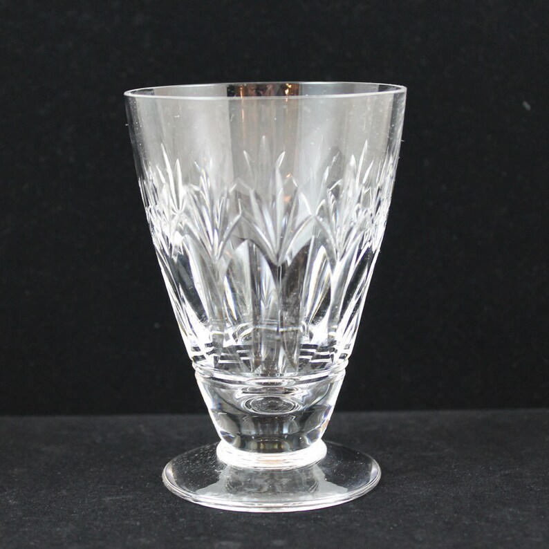 Vintage Set of 5 Stuart English Crystal Juice Glasses in the Etsy