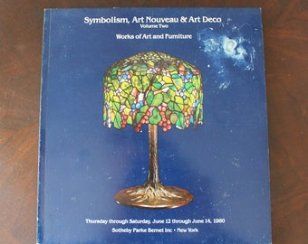 Vintage Sotheby's Symbolism, Art Nouveau & Art Deco Volume 2 Works of Art and Furniture Catalog June 12 to 14 1980