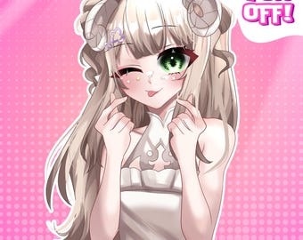 PFP for twitch, Profile Icon, PFP, Picture Icons, Anime pfp, Character Commission, Vtuber pfp, Avatar Profile, Pfp Commission, Custom PFP