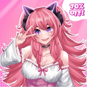 Pfp Commission, Custom PFP, Character Commission, Vtuber pfp, Avatar Profile, PFP for twitch, Profile Icon, PFP, Picture Icons, Anime pfp