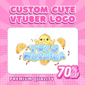 Vtuber Logo Text or Animated, Logo Vtuber Commission, Vtuber Logo, Custom Vtuber Logo, Cute Vtuber Logo, Vtuber Asset, Logo For Stream, Logo