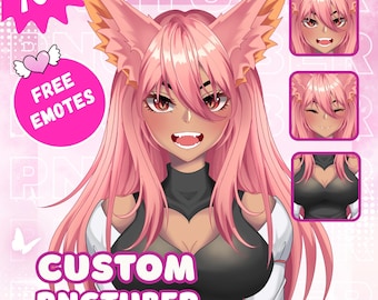 CUSTOM PNGTUBER, PNGTuber, PNGTuber Character, PNGTuber Commissions, PNGTuber for Streamer, PNGTuber Model, PNGTuber Anime, Anime Commission