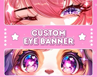 カスタムTwitchバナー、カスタムアイバナー、Twitch用アイバナー、Twitterバナー、ファーリーバナー、カスタムファーリーアイバナー、アイバナー、Vtuber