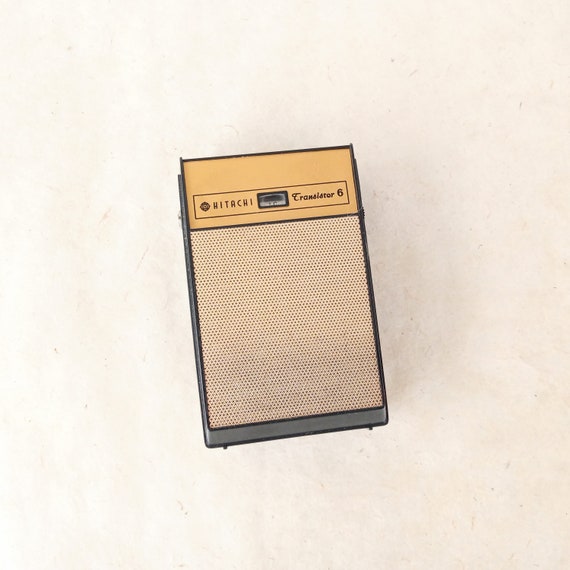 HITACHI トランジスタラジオ TRANSISTOR 6 Vintage Hitachi Transistor 6, Model TH-666, 124-63-076 Radio
