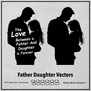 Father Daughter SVG, Dad Svg, Father Daughter Quotes, Dad Life Svg, Dad Shirt, Father&#39;s Day, Father svg, Cut Files for Cricut, Silhouette