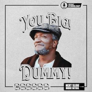 Fred Sanford Png, Sanford and Son png, Good Times Png, Vintage Movie Png, Silhouette, Sublimation Png, Cricut Clipart