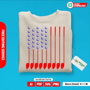 アメリカン ゴルフ SVG | Cricut 用ゴルフ カート、ゴルファー、ボール SVG ファイル | 楽しいギフトをすぐにダウンロード