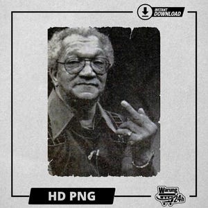 Fred Sanford Middle Finger PNG File | Funny Design T-Shirts | Vintage Sanford Middle Illustration, Perfect Gift