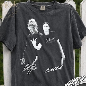 Camiseta retrô anos 90 Comfort Colors Sophie Cunningham Caitlin Clark, camiseta vintage com estampa de basquete para fãs, presente para homens e mulheres.