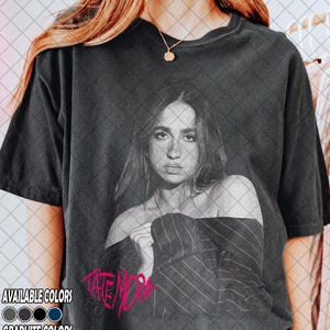 Retro 90&#39;s Comfort Colors Tate McRae Concert Vintage T-Shirt, Gift For Women and Man Unisex T-Shirt