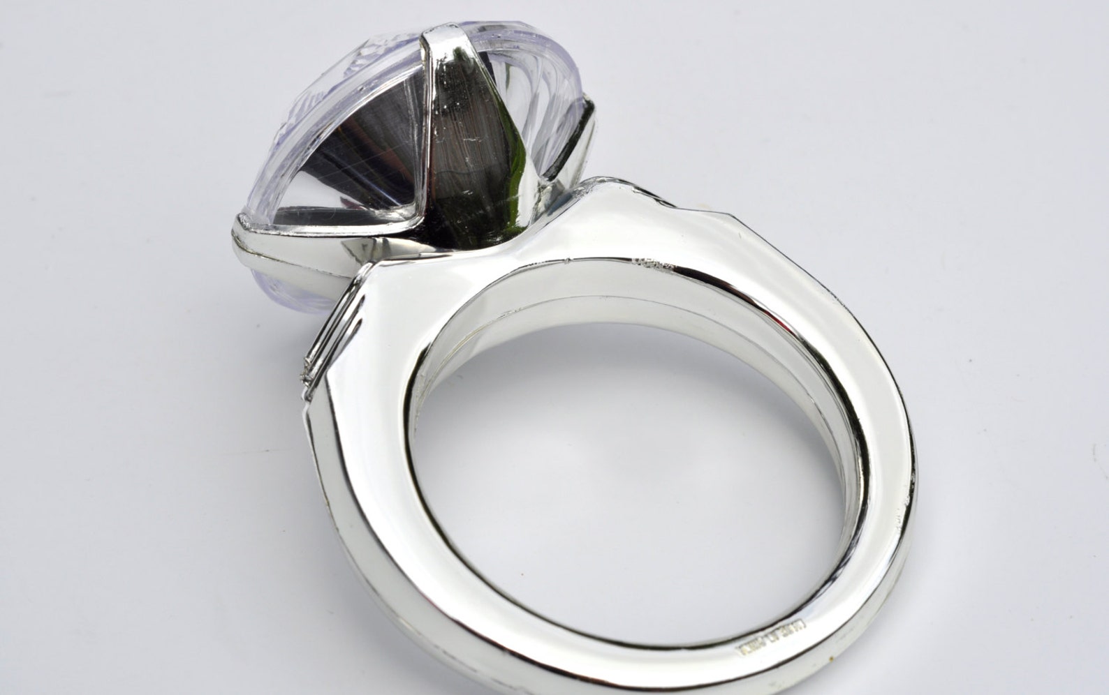 Diamond Engagement Ring Cake Topper Etsy