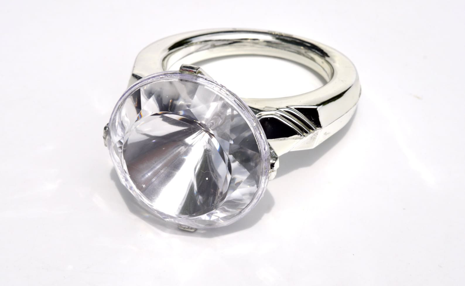 Diamond Engagement Ring Cake Topper Etsy