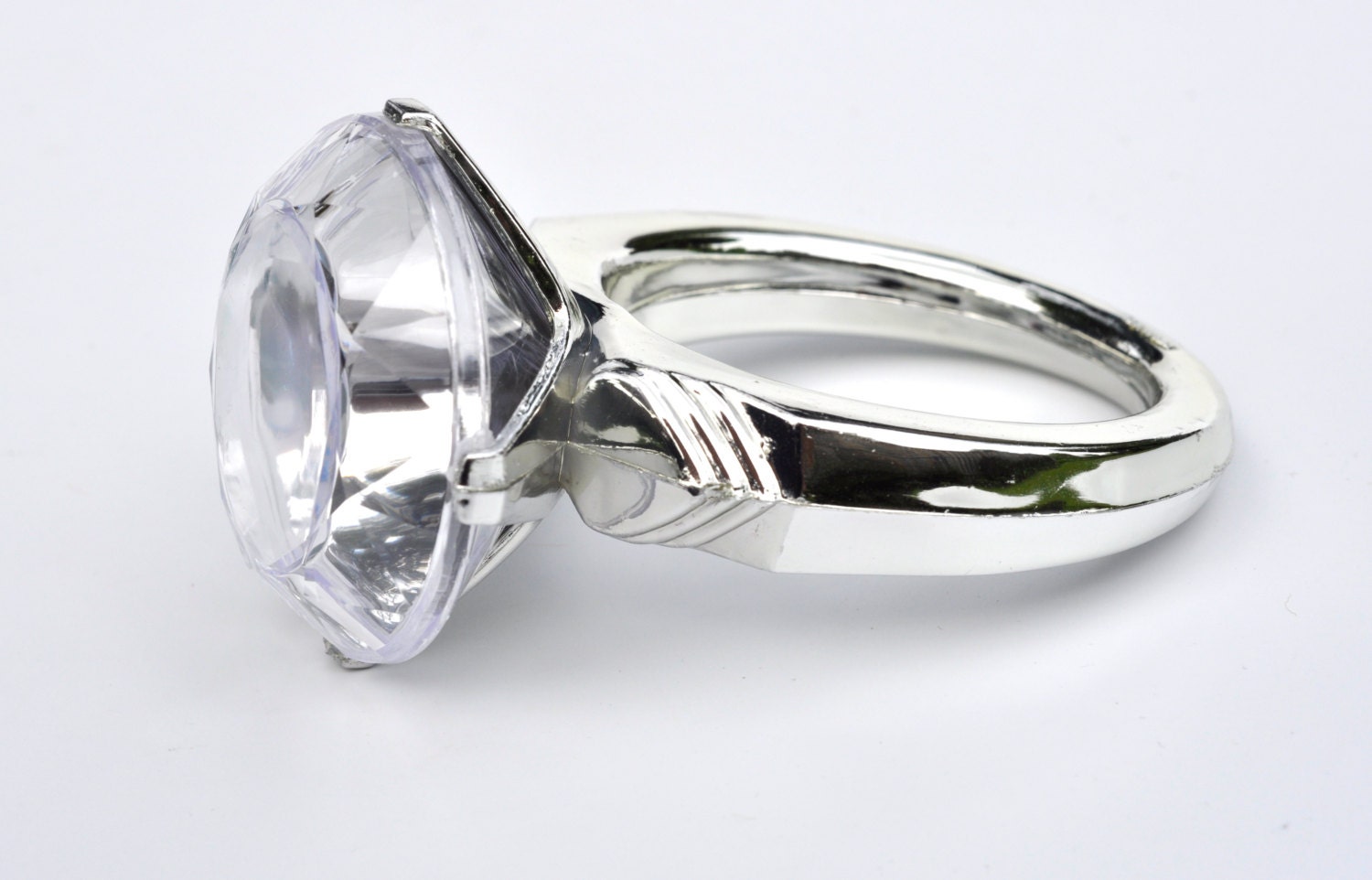 Diamond Engagement Ring Cake Topper Etsy