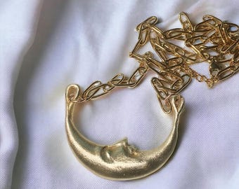Selestïa– Handcrafted Lunar Pendant | Artisan Jewelry, One-of-a-Kind