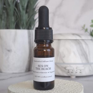 Luxury Diffuser Drops with Graduated Dropper - 11 Handcrafted Scents to Choose From | High Quality Concentrated Drops | 10ml Glass Bottle |