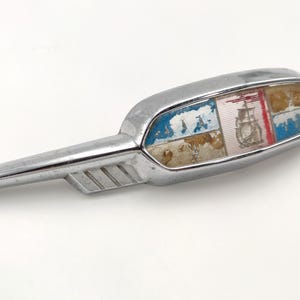 Plymouth emblem 1954 front genuine part classic car