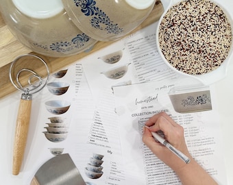 Homestead - Pyrex-checklist voor verzamelaars van "My Pretty Pyrex" - direct downloaden