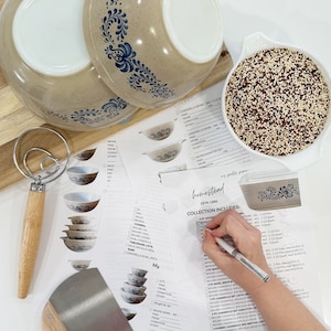 Homestead - Pyrex Collectors Checklist by &quot;My Pretty Pyrex&quot; - Instant Download