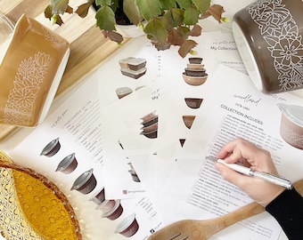 Woodland - Pyrex Sammler Checkliste von "My Pretty Pyrex" - Instant Download