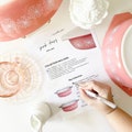 Pink Daisy - Pyrex Collectors Checklist by "My Pretty Pyrex" - Instant Download