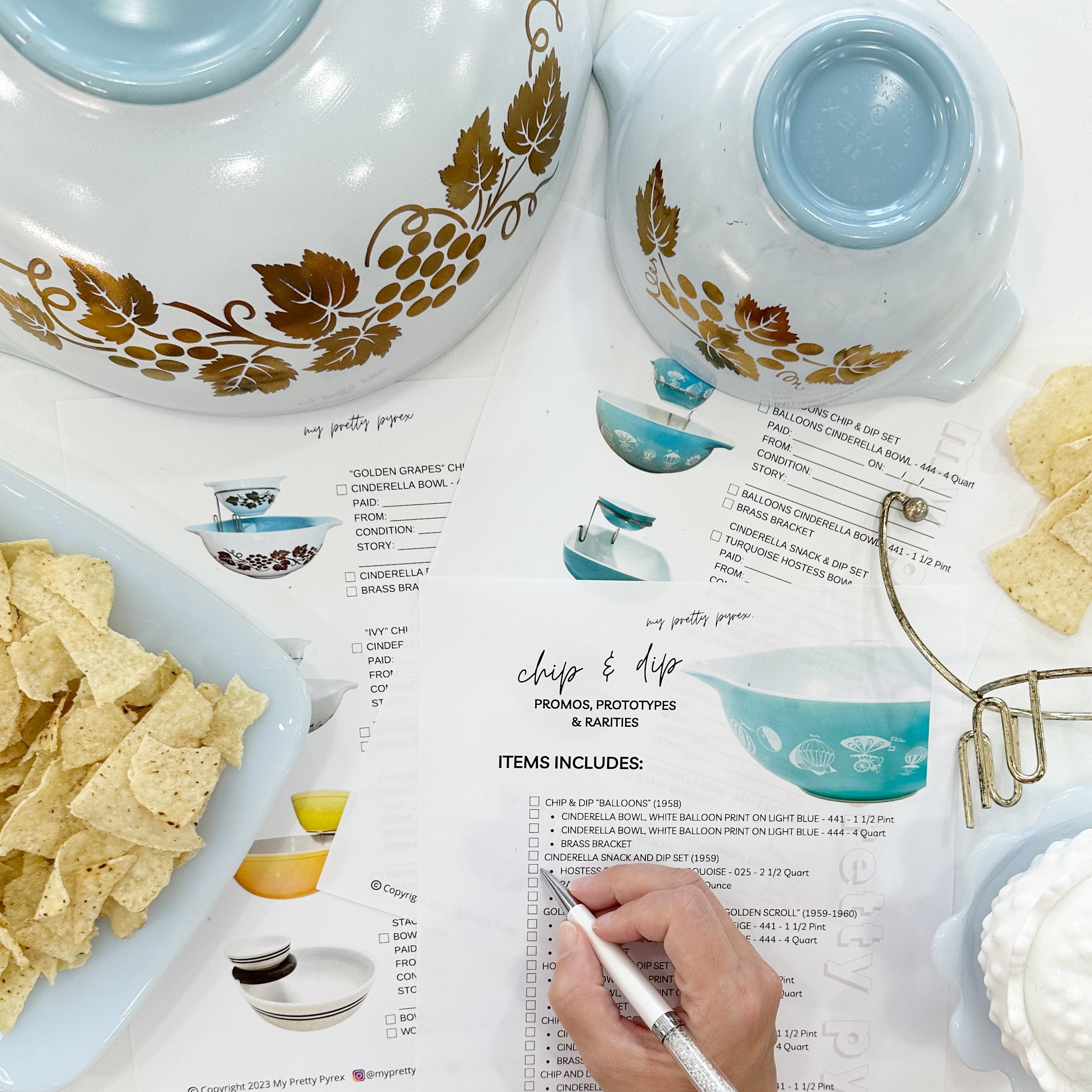 Vintage Pyrex Chip and Dip Bracket - Etsy