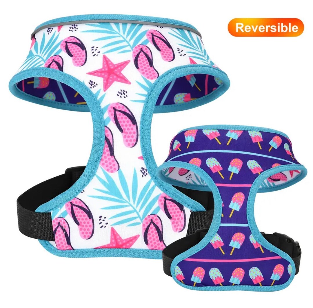 Dog Harness, Flip Flop Dog Harness, Popsicle Dog Harness, Ice Cream Dog