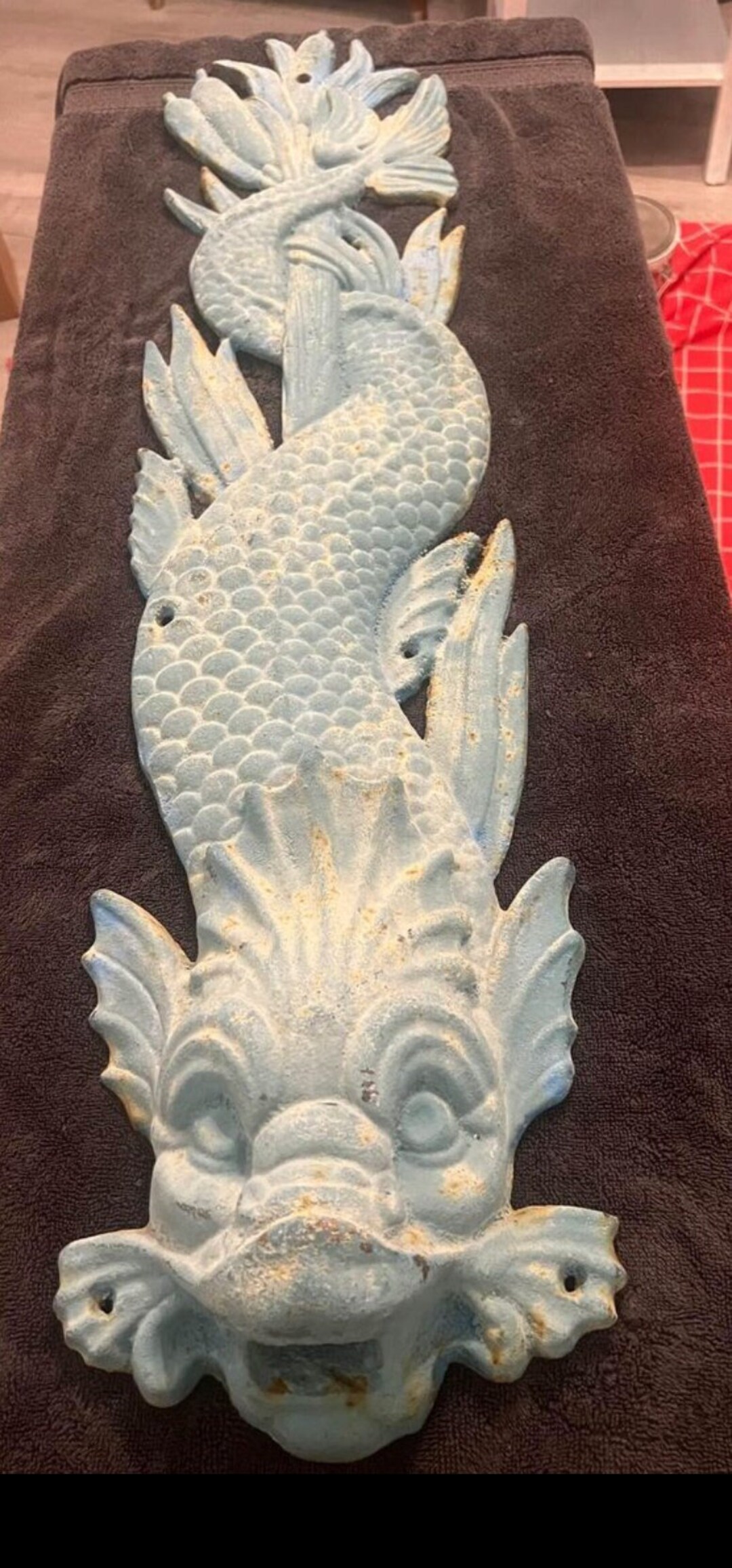 Cast Iron Lead Dolphin Fish Downspout for Fountain Serpeant Etsy