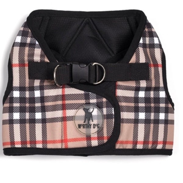 Burberry Dog Harness Etsy