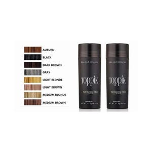 Toppik Dark Brown Black Medium Brown Grey Light Blonde Medium Blonde 27.5g Toppik Hair Building & Thickening Fiber