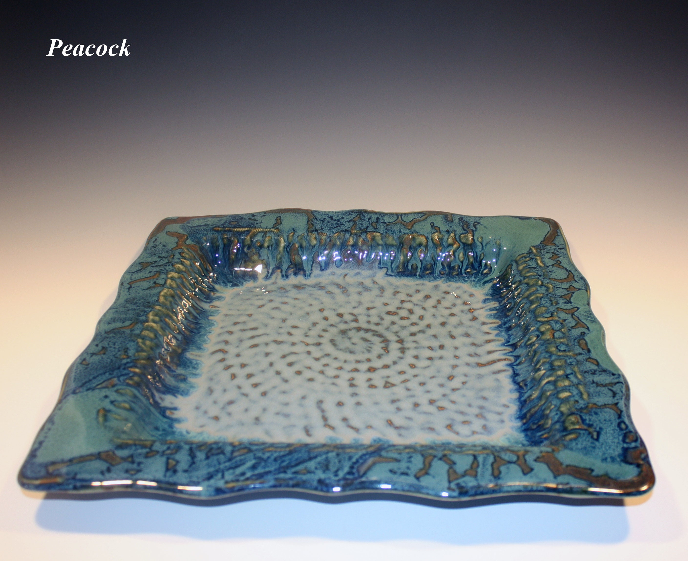 Large Square Serving Platter Etsy