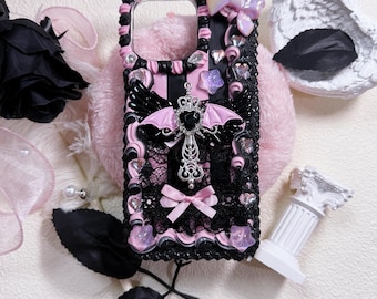 Handmade Decoden Phone Case: sweet, lolita design