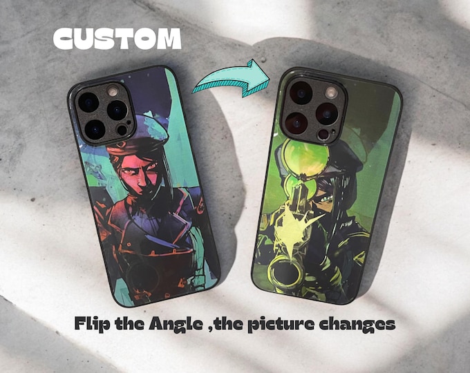 Featured listing image: Flip Angle--picture changes,Custom Picture phone case,All series of phone cases,League of Legends,Arcane Season 2,Caitlyn