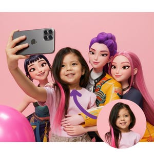 パーソナライズされたK-POPデーモンハンターのポートレート - デジタルファイル