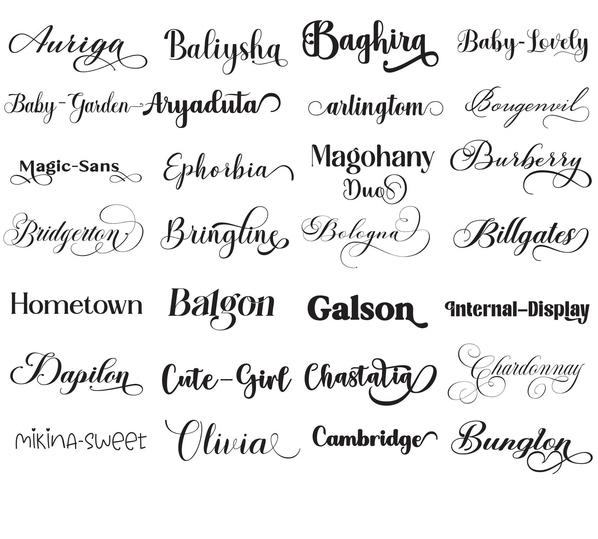 Noypi Lettering Wedding Calligraphy, Cursive, and Handwritten Fonts for Invitations ...