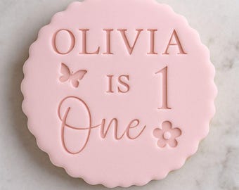 Personalized Baby Name Cookie Stamp: Custom Baby Shower Favor